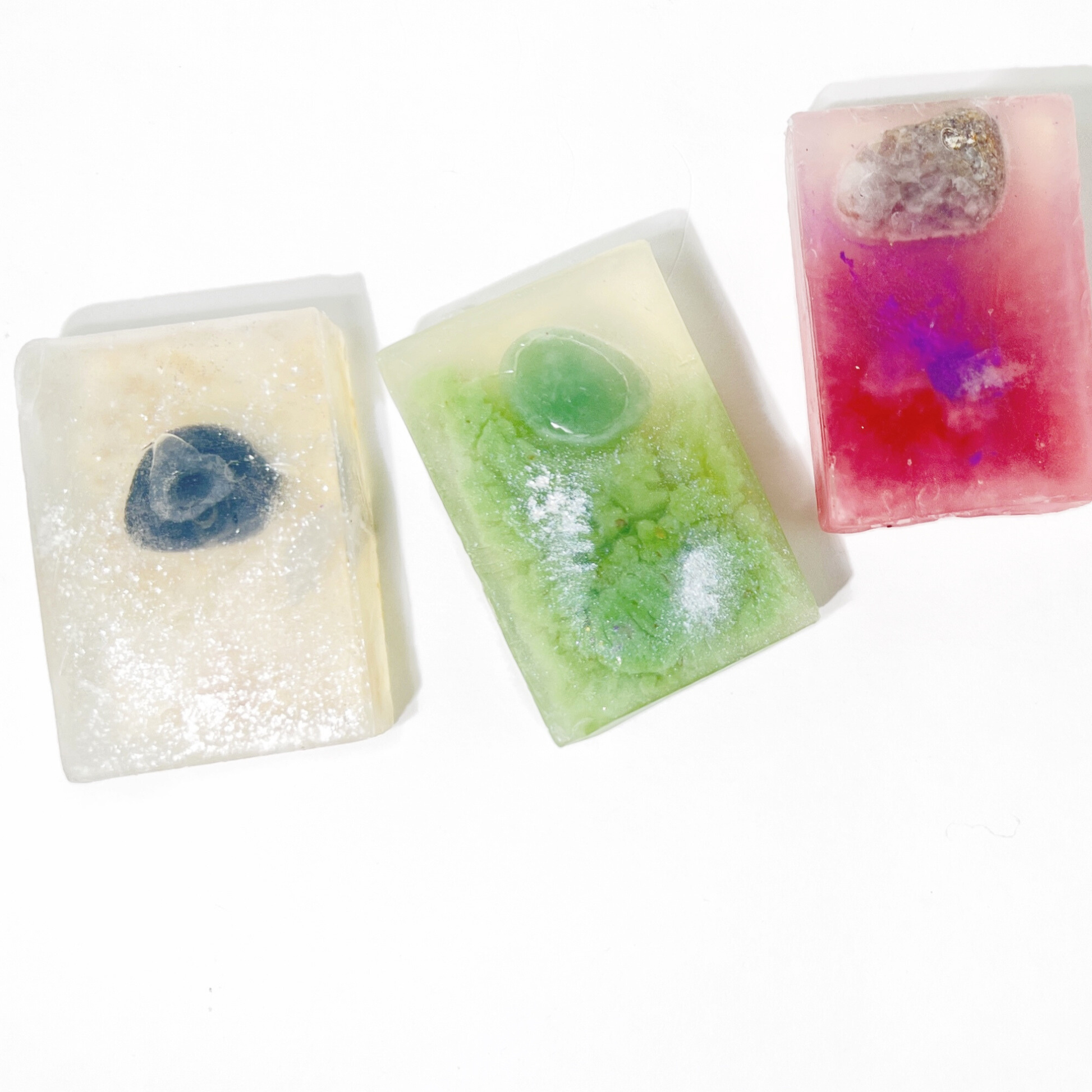 Handmade Crystal Gemstone Bar Soap Sow the Magic