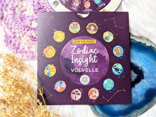 Zodiac Insight Volvelle - Moon phase reader, Moon cycles Goddess Provisions