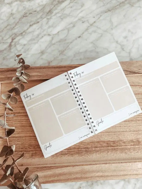 Anxiety Journal | Self Care Workbook | Notebook For Anxiety | Mental Health Shop Kirsten