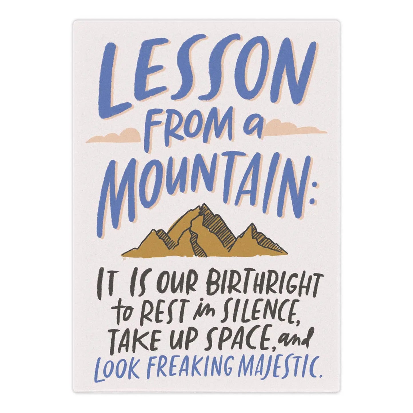 Lesson From a Mountain-Magnet Em & Friends