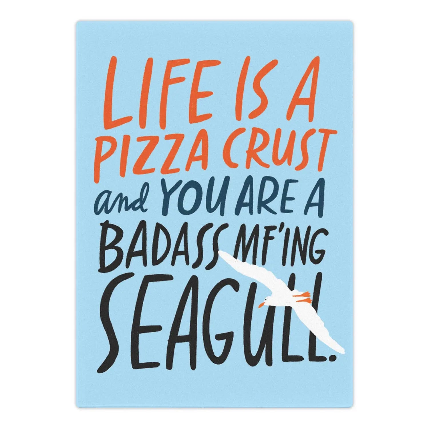 Life Is A Pizza Crust Magnet Em & Friends