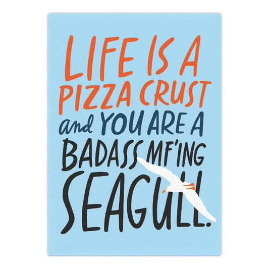 Life Is A Pizza Crust Magnet Em & Friends