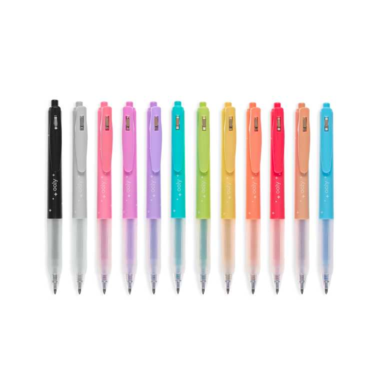 Oh My Glitter! Journaling Gel Pens - Set of 12 OOLY