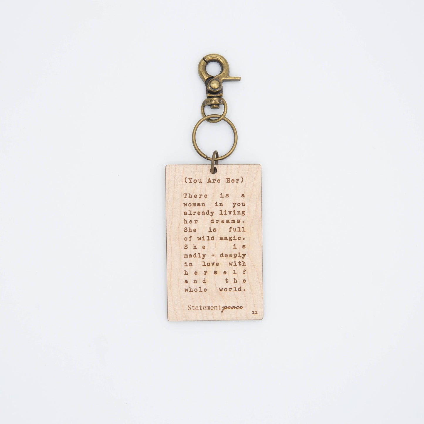 Page 11 Keychain Statement Peace